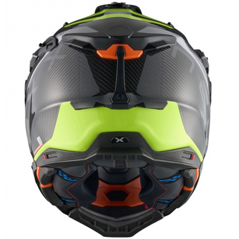 Casco de moto enduro Nexx X.WED3 Furka gris-amarillo fluo
