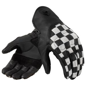 Guantes de moto Revit Redhill blanco-negro