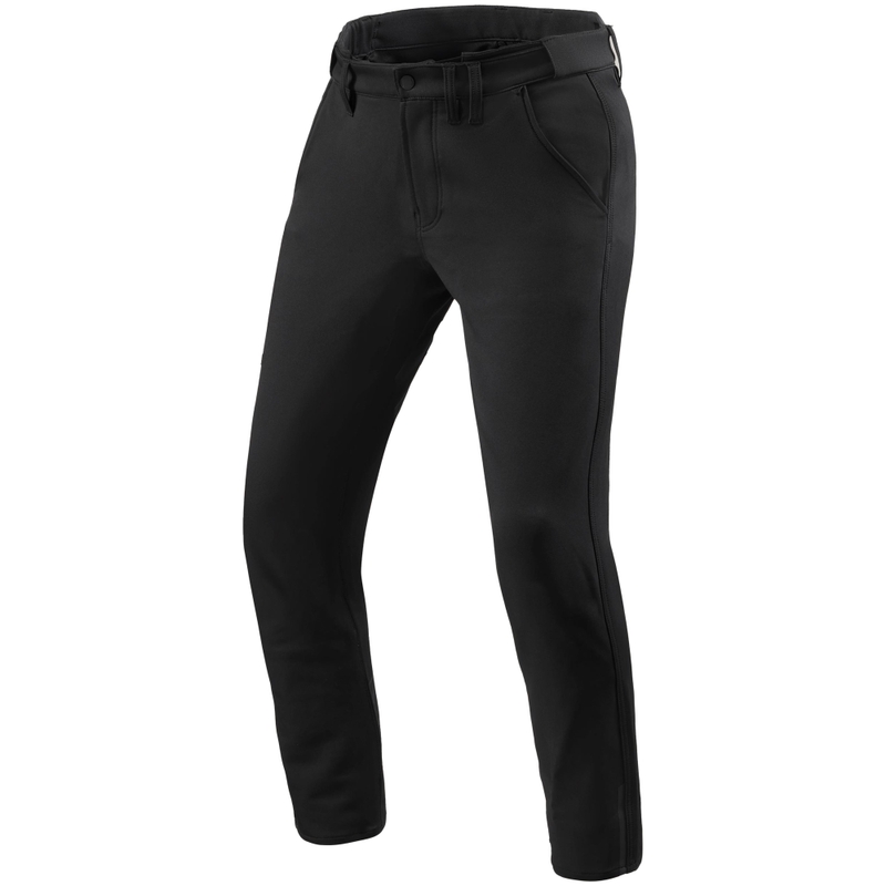 Vaqueros de motociclista recortados Revit Chino Mason Slim negros