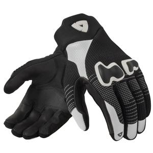 Guantes de moto Revit Kinetic 2 negro-blanco
