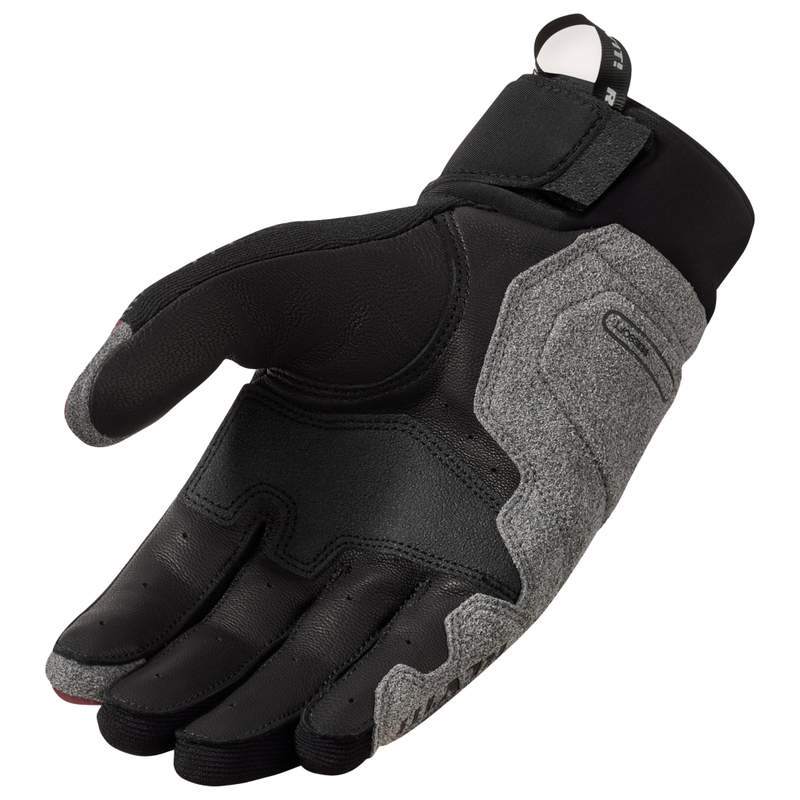 Guantes de moto Revit Kinetic 2 negro-rojo
