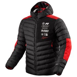Chaqueta de carga útil Revit negra y roja