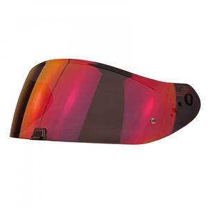 Plexi KDS-F-03 pro helmy Scorpion EXO-GT SP AIR červené zrcadlové