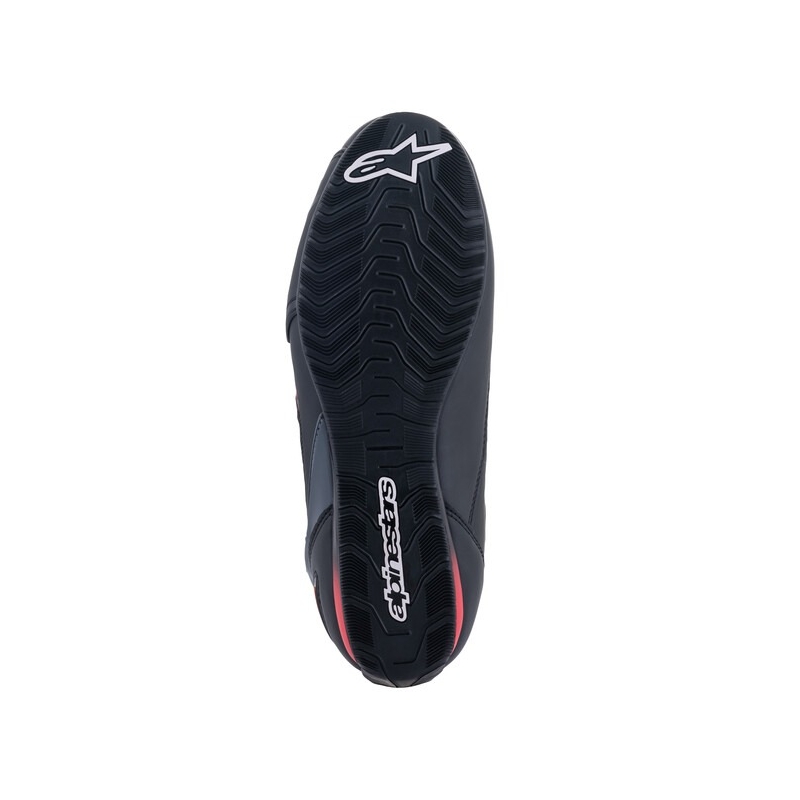 Botas de moto Alpinestars Faster-3 Rideknit en negro-rojo-amarillo fluorescente-gris