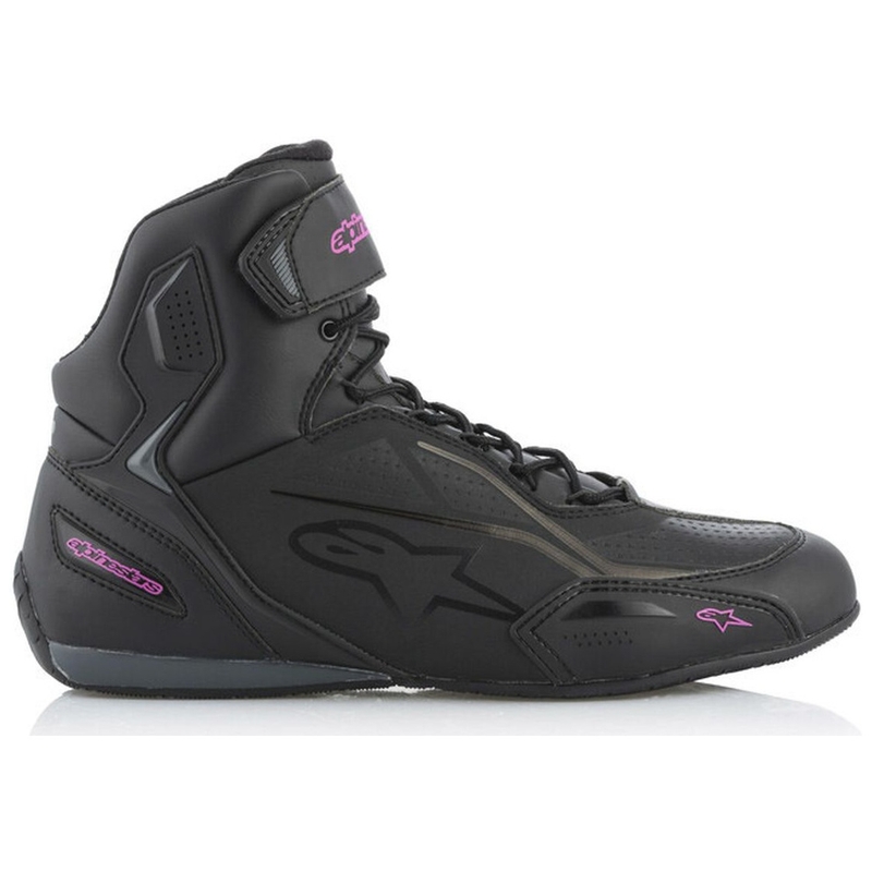 Botas de moto para mujer Alpinestars Stella Faster 3 en negro y morado