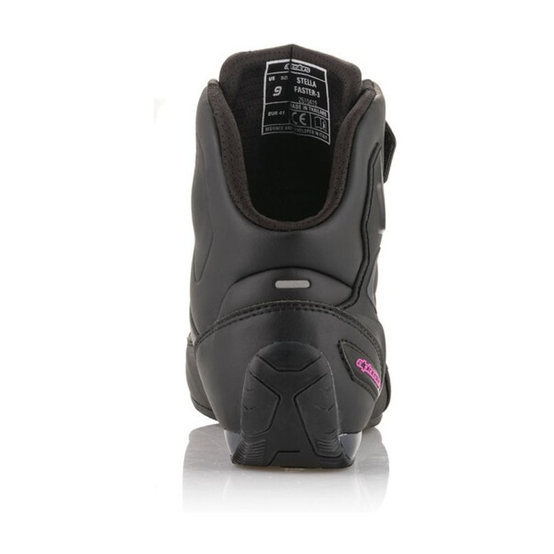 Botas de moto para mujer Alpinestars Stella Faster 3 en negro y morado