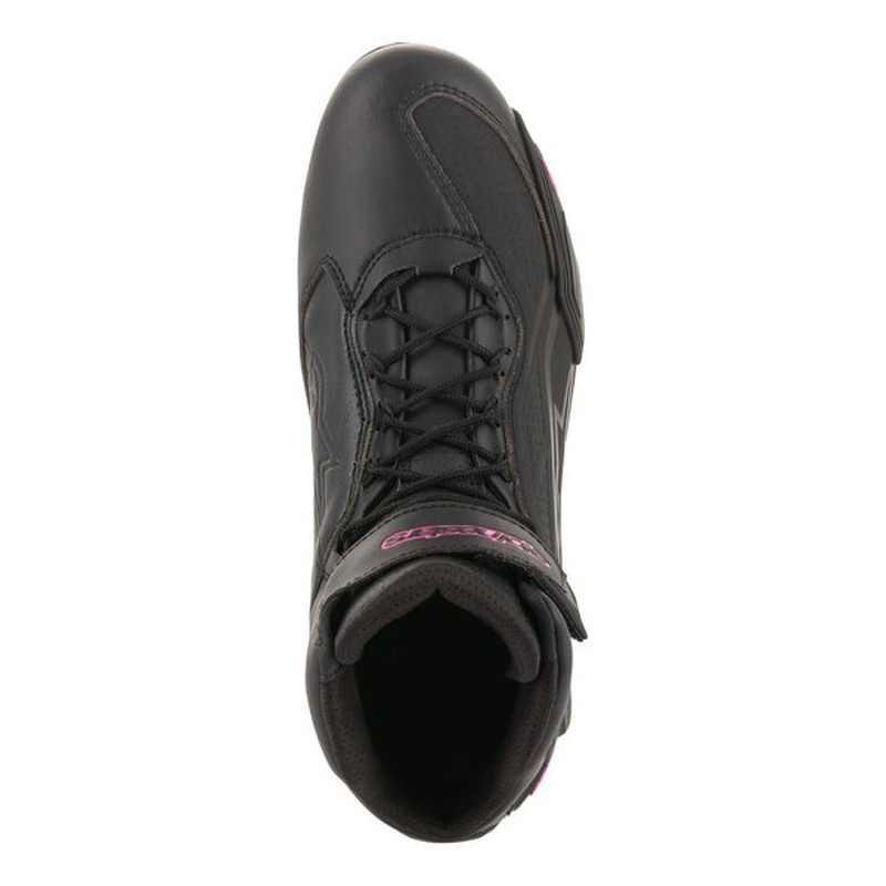 Botas de moto para mujer Alpinestars Stella Faster 3 en negro y morado