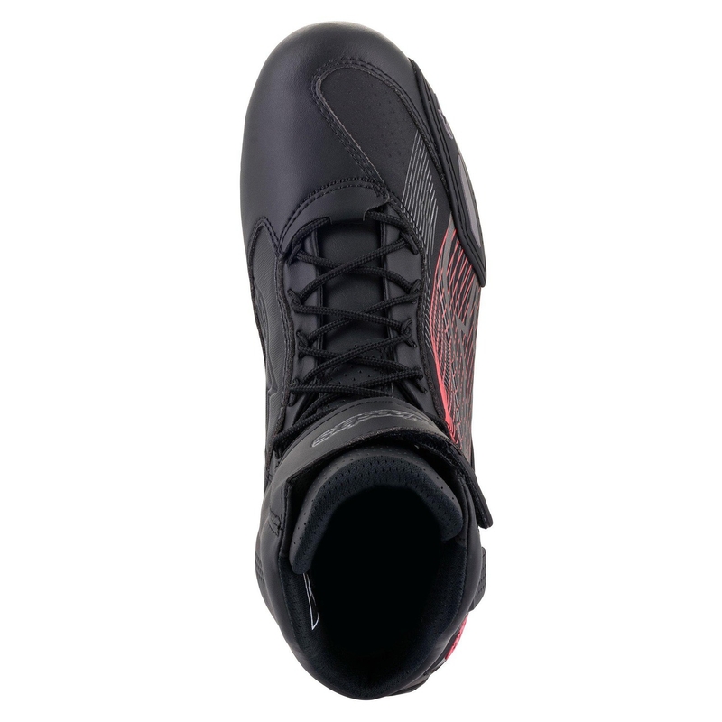 Botas de moto para mujer Alpinestars Stella Faster 3 en negro, plata y rosa