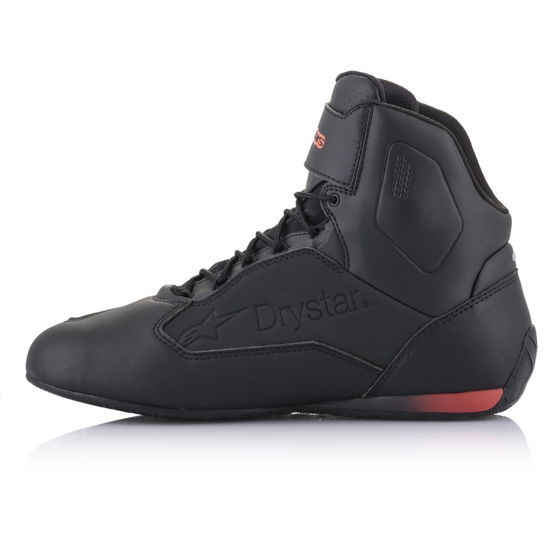 Botas de moto Alpinestars Faster 3 Drystar negro-rojo fluorescente
