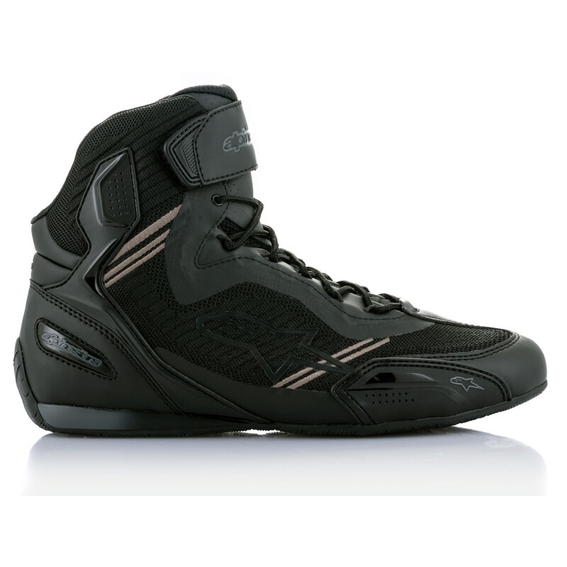 Botas de moto Alpinestars Faster 3 Rideknit negras-negras