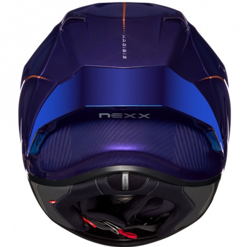 Casco integral de moto Nexx X.R3R Hagibis Carbon morado