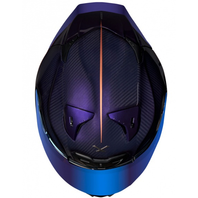 Casco integral de moto Nexx X.R3R Hagibis Carbon morado