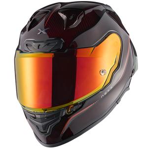 Casco integral de moto Nexx X.R3R Hagibis Carbon rojo
