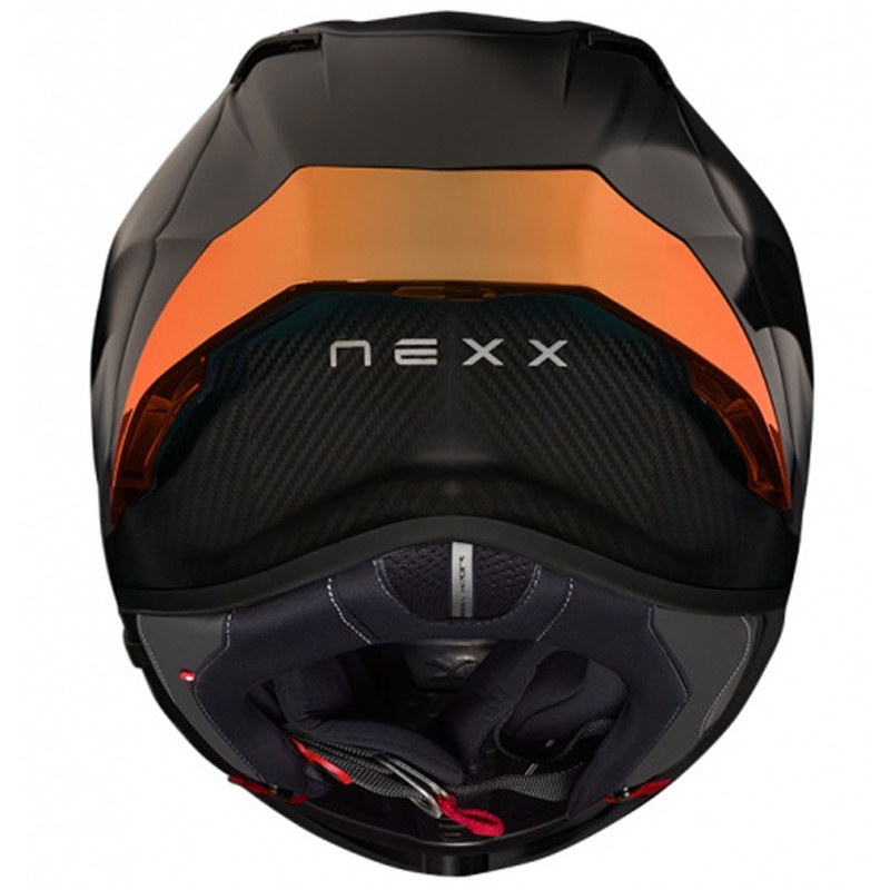 Casco integral de moto Nexx X.R3R Zero PRO 2 Carbon rojo mate