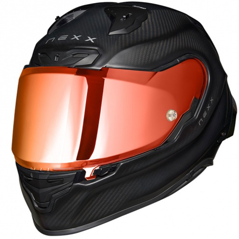 Casco integral de moto Nexx X.R3R Zero PRO 2 Carbon rojo mate