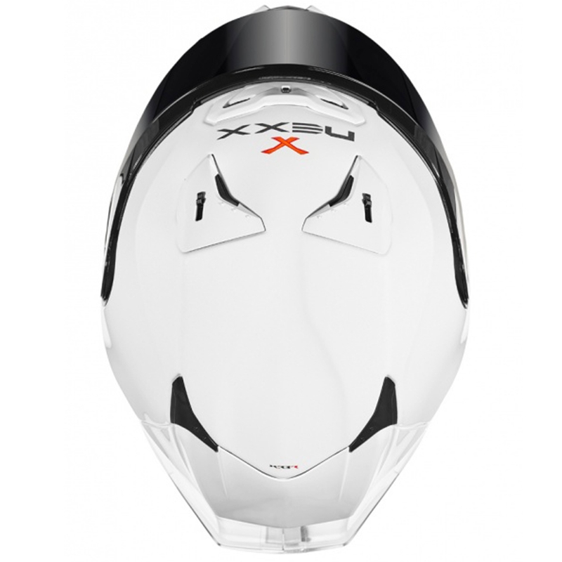 Casco integral de motocicleta Nexx X.R3R Plain, blanco