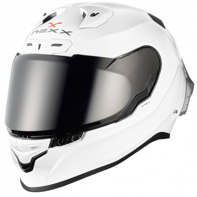 Casco integral de motocicleta Nexx X.R3R Plain, blanco