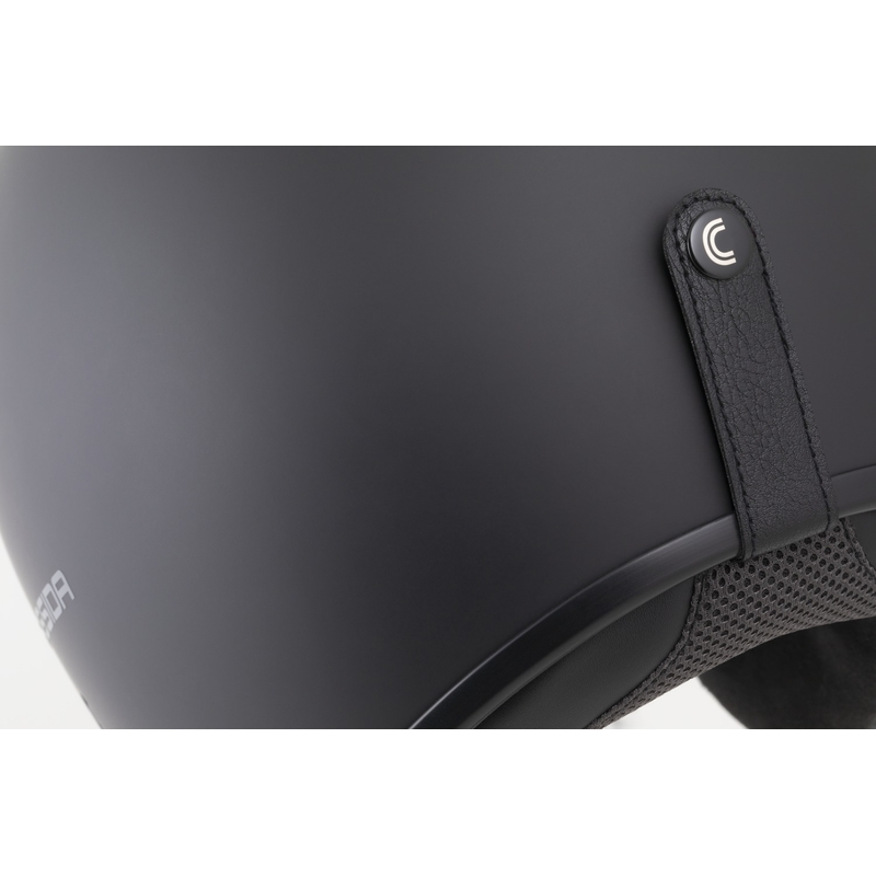 Casco abierto Cassida Oxygen 2.0 Solid (negro mate-gris oscuro)