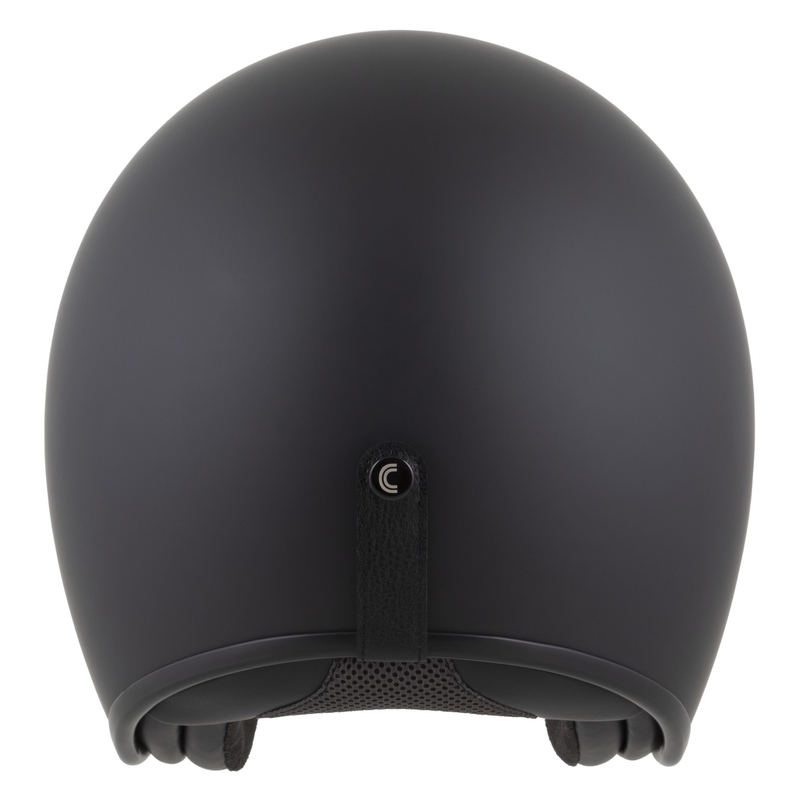 Casco abierto Cassida Oxygen 2.0 Solid (negro mate-gris oscuro)