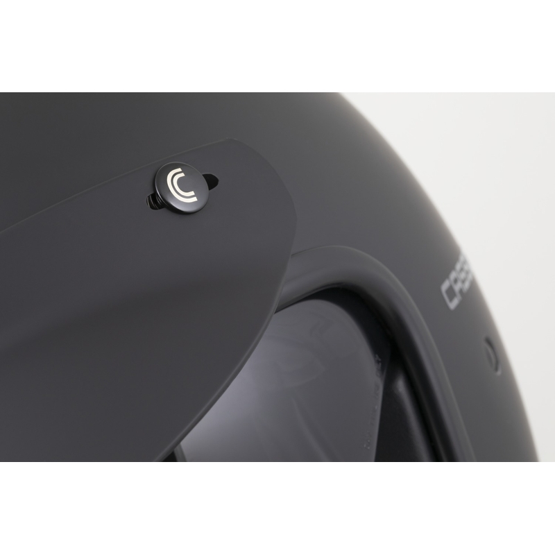 Casco abierto Cassida Oxygen 2.0 Solid (negro mate-gris oscuro)