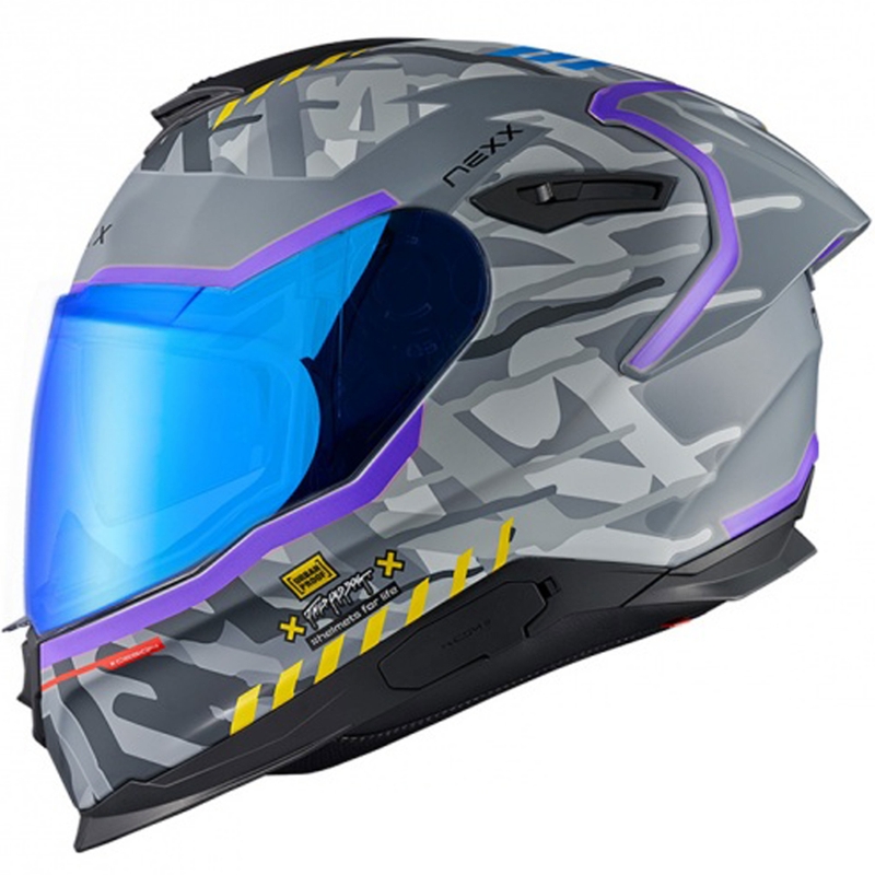 Casco integral de moto Nexx Y.100R Urbangram gris liquidación