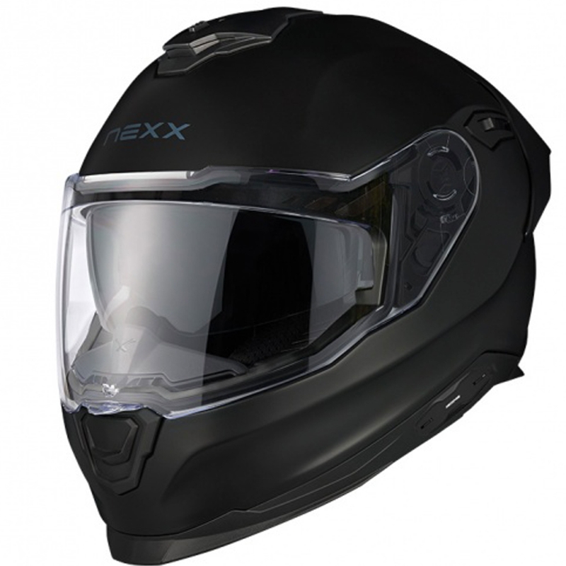 Casco integral de motocicleta NEXX Y.100R Fullblack negro mate