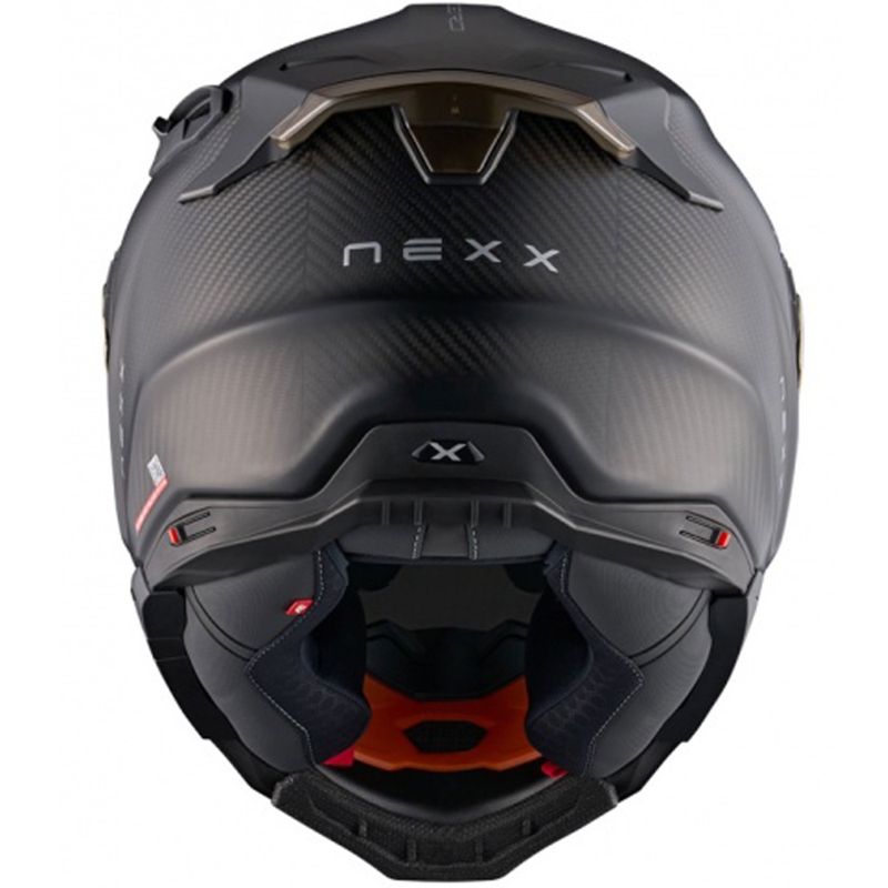 Casco integral de moto Nexx X.WST3 Zero PRO Carbon, dorado mate