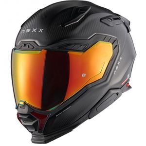 Casco integral de moto Nexx X.WST3 Zero PRO Carbon rojo mate