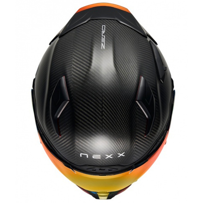 Casco integral de moto Nexx X.WST3 Zero PRO Carbon rojo mate