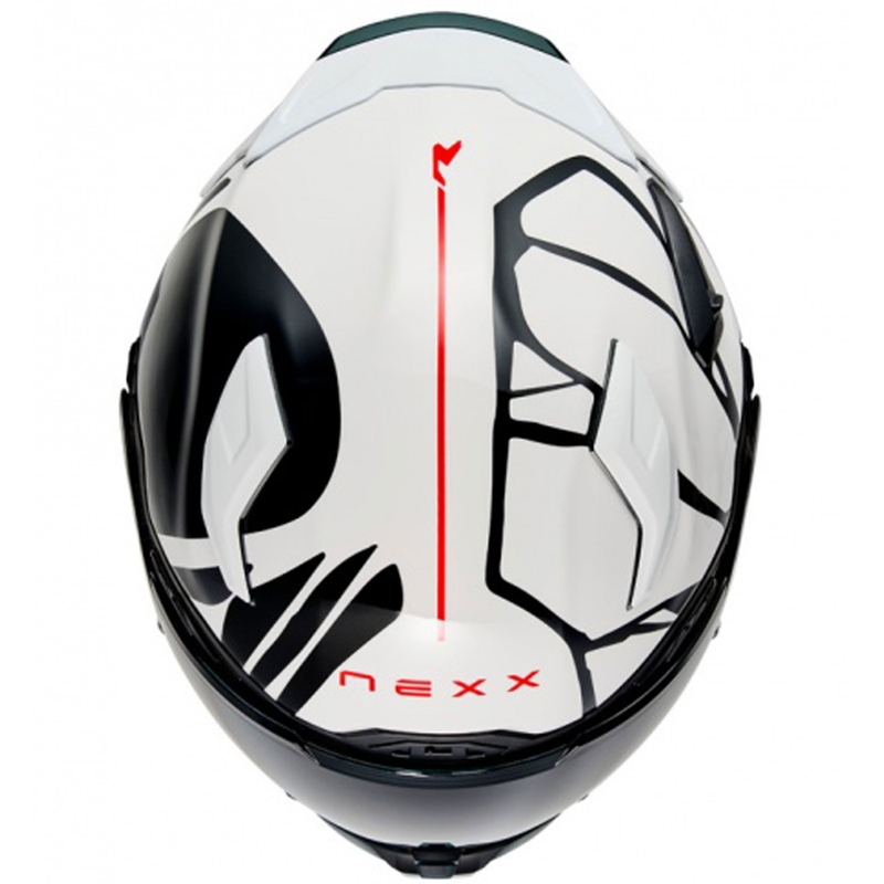 Casco integral de moto Nexx X.WST3 B-Side blanco-negro