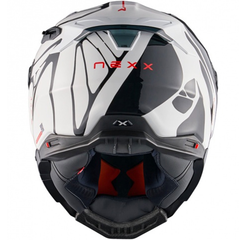Casco integral de moto Nexx X.WST3 B-Side blanco-negro