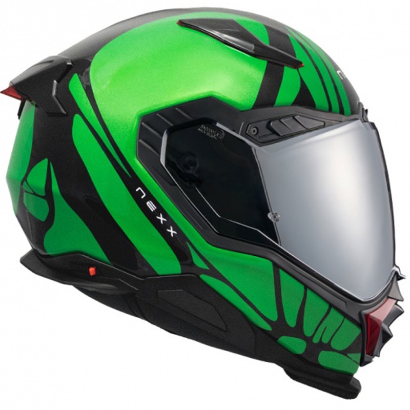 Casco integral de moto Nexx X.WST3 B-Side negro-verde