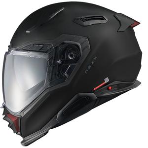 Casco integral de motocicleta Nexx X.WST3 Plain, color negro