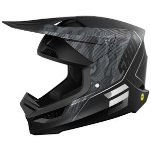 Casco de motocross Shot Camo Tactic negro mate-gris