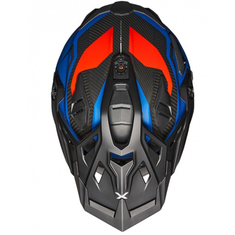 Casco enduro Nexx X.WED3 Keyo azul-rojo liquidación