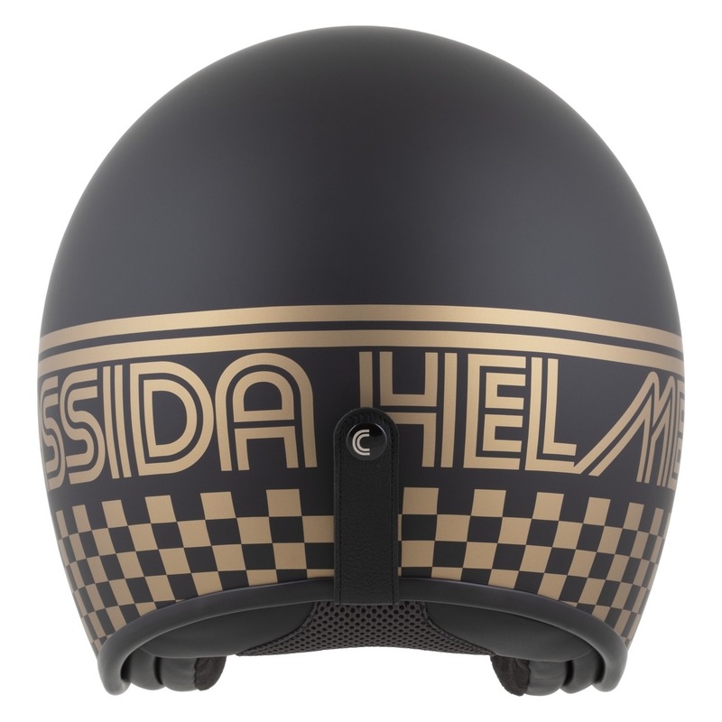 Casco de moto abierto Cassida Oxygen 2.0 Rondo en negro mate y dorado