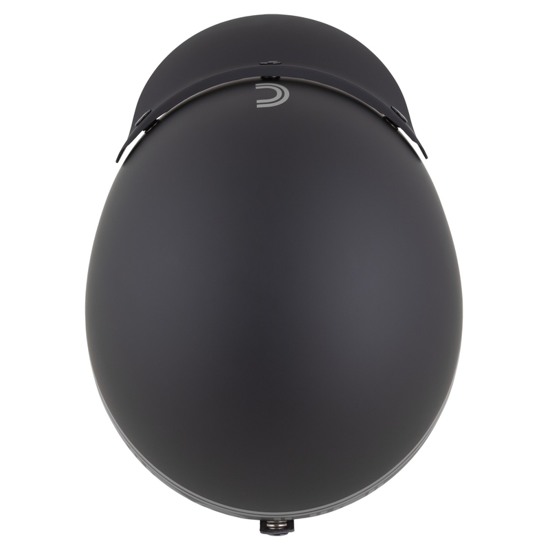 Casco de moto abierto Cassida Oxygen 2.0 Rondo en negro mate y plateado