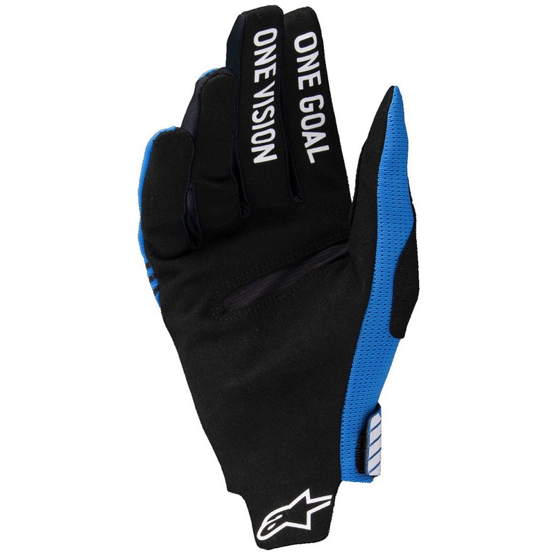 Guantes de motocross Alpinestars Radar Pro azules