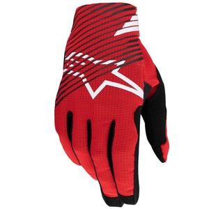 Guantes de motocross Alpinestars Radar Pro rojos