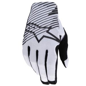 Guantes de motocross Alpinestars Radar Pro blancos