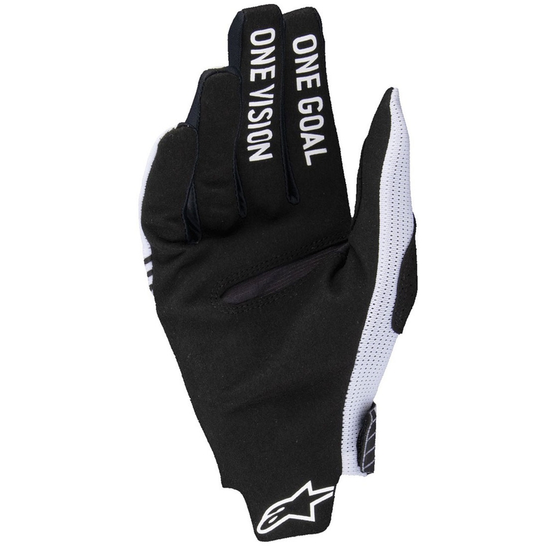 Guantes de motocross Alpinestars Radar Pro blancos