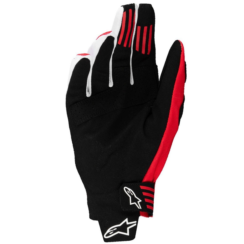Guantes de motocross Alpinestars Techstar negro-rojo