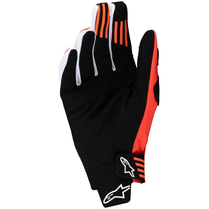 Guantes de motocross Alpinestars Techstar negro-naranja
