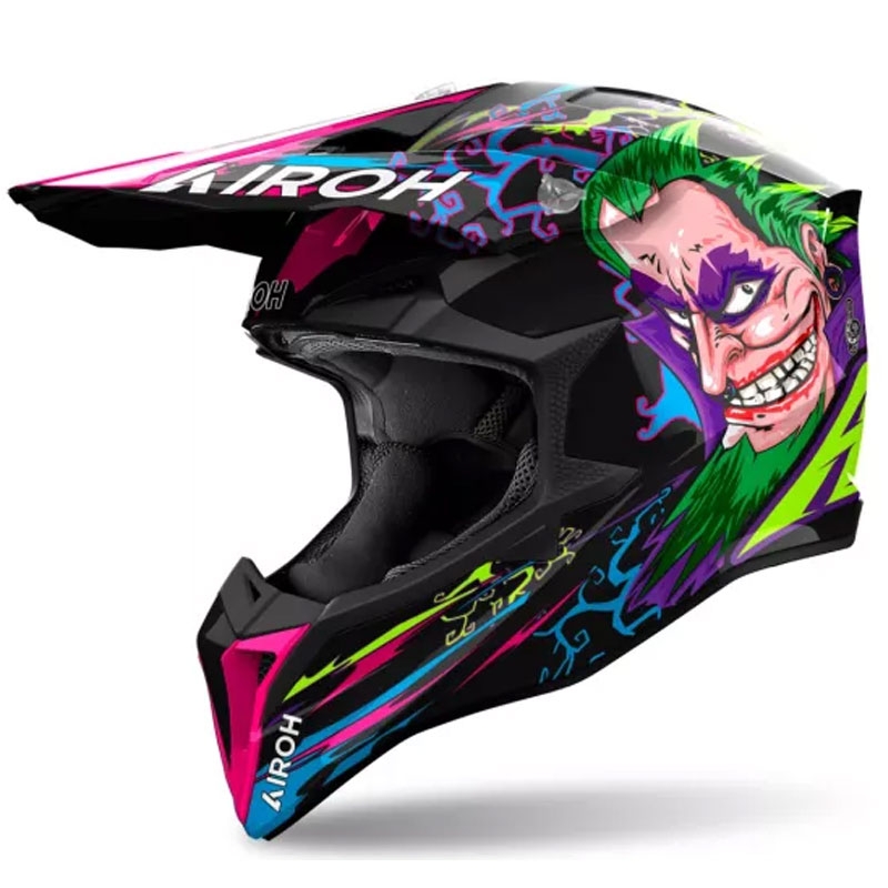 Casco de motocross Airoh Wraaap Music multicolor