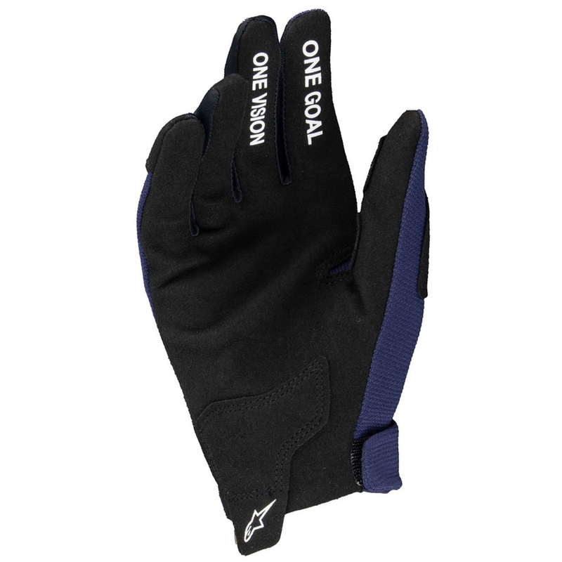 Guantes de moto infantiles Alpinestars Radar azul-blanco