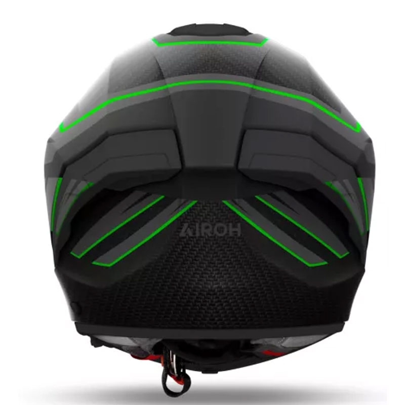 Casco integral de moto Airoh MATRYX Sentinel verde mate