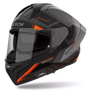 Casco integral de moto Airoh MATRYX Rocket naranja mate