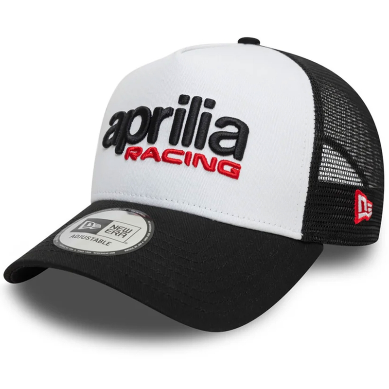 Gorra Aprilia Trucker blanco-negro