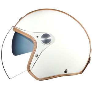 Casco abierto Nexx X.G30 Groovy SV blanco-marrón