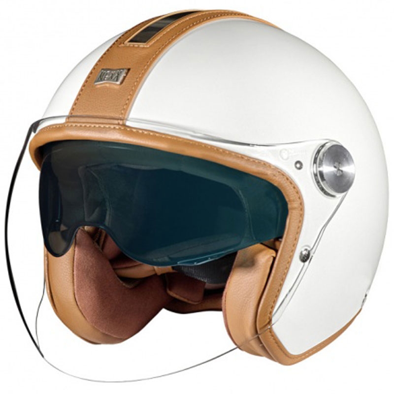 Casco abierto Nexx X.G30 Groovy SV blanco-marrón liquidación